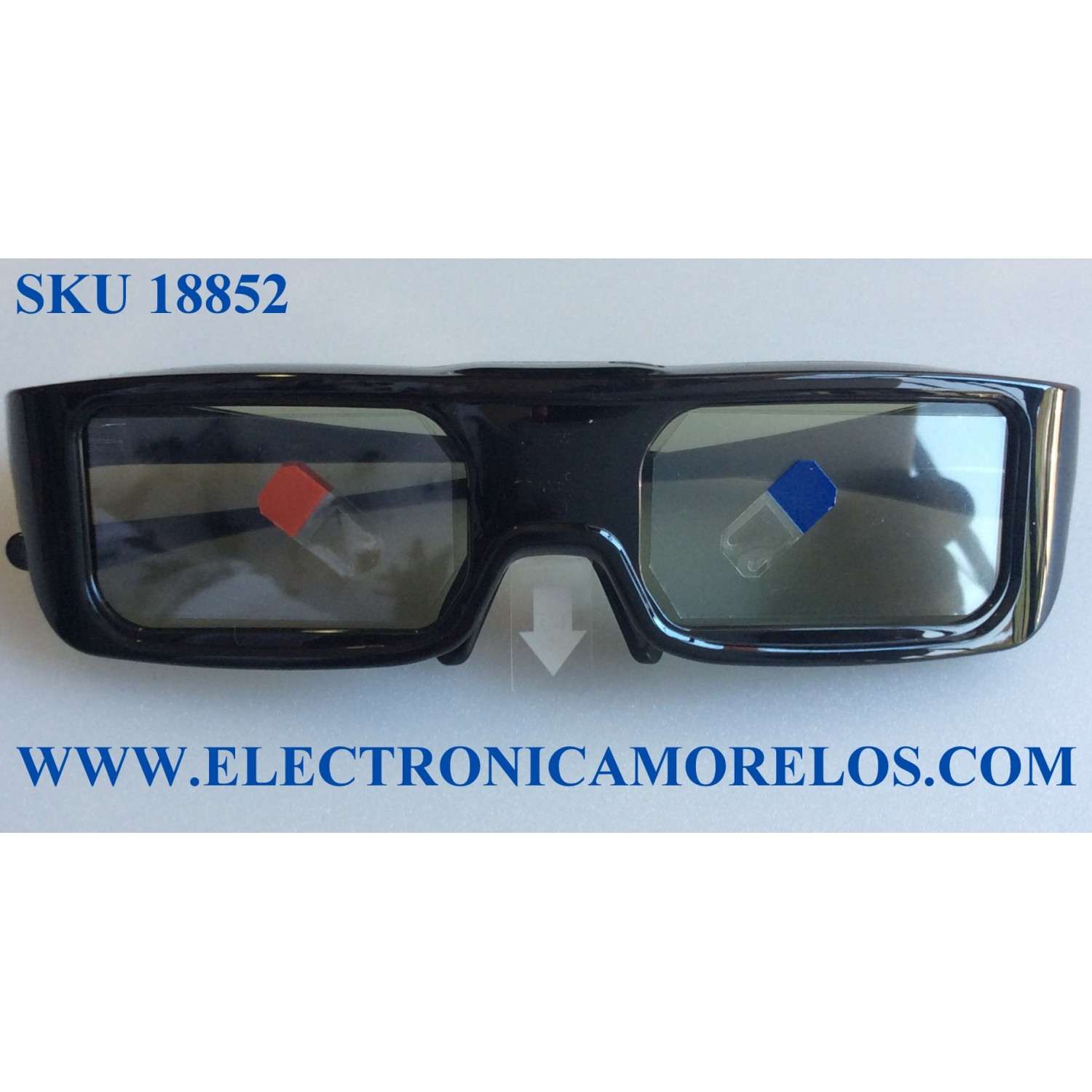 GAFAS ACTIVAS 3D / PANASONIC TY-ER3D5MA / N5ZZ00000321 / SUSTITUTA TY-ER3D4MU / MODELO TC-P65ZT60 / TC-P50ST60 / TC-P50ST60 / TC-P55VT60 / TC-P60ST60 / TC-P60VT60 / TC-P65ST60 / TC-P65VT60 / TC-P60ZT60 	